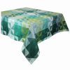 Linens * | Best Pirce Garnier Thiebaut Mille Quartz Emeraude Tablecloth Home Linens