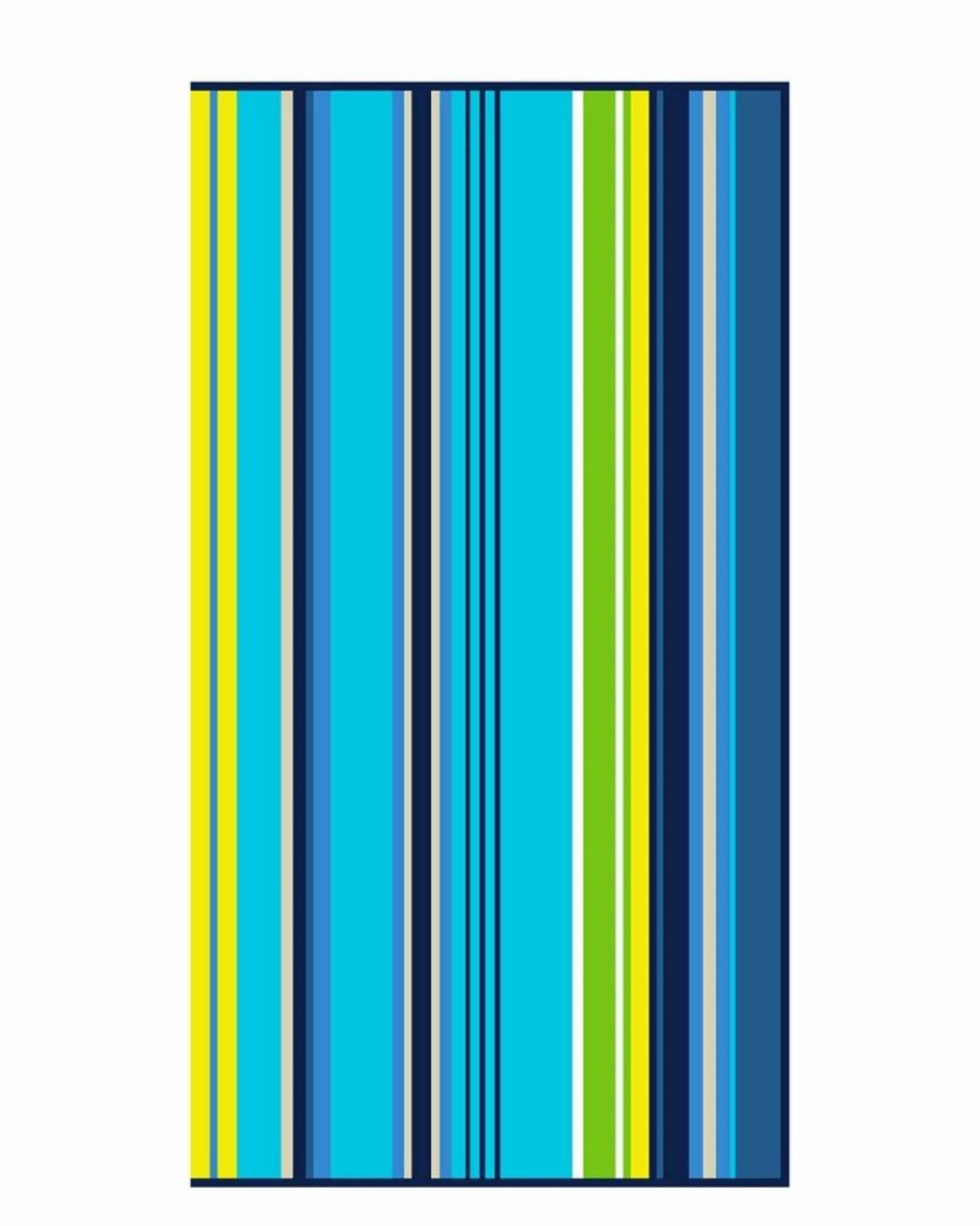 Beach Towels * | Flash Sale Garnier Thiebaut Bora Bora Bleu Beach Towel Home Beach Towels