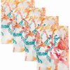 Linens * | Deals Garnier Thiebaut Futuna Arc-En-Ciel Napkins (Set Of 4) Home Linens