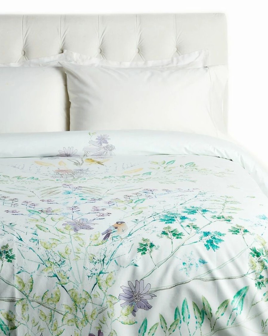 Duvet Inserts & Duvets * | Best Deal Garnier Thiebaut Jardin Vagabond Printemps Organic Cotton Percale Duvet Cover Home Duvet Inserts & Duvets