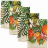 Linens * | Discount Garnier Thiebaut Vintage Garden Natural Napkins (Set Of 4) Home Linens