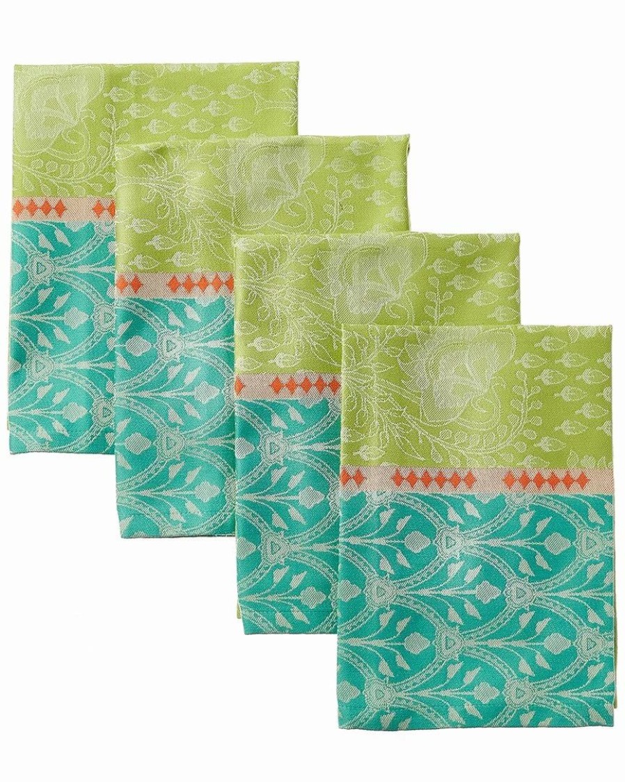 Linens * | Promo Garnier Thiebaut Mille Saris Kerala Napkins (Set Of 4) Home Linens