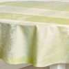 Linens * | Brand New Garnier Thiebaut Mille Dentelles Prairie Round Tablecloth Home Linens