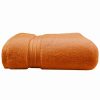 Bath Towels * | Best Reviews Of Garnier Thiebaut Elea Orange Bath Sheet Home Bath Towels