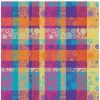 Linens * | Discount Garnier Thiebaut Mille Tornades Pop 71In X 71In Tablecloth Home Linens