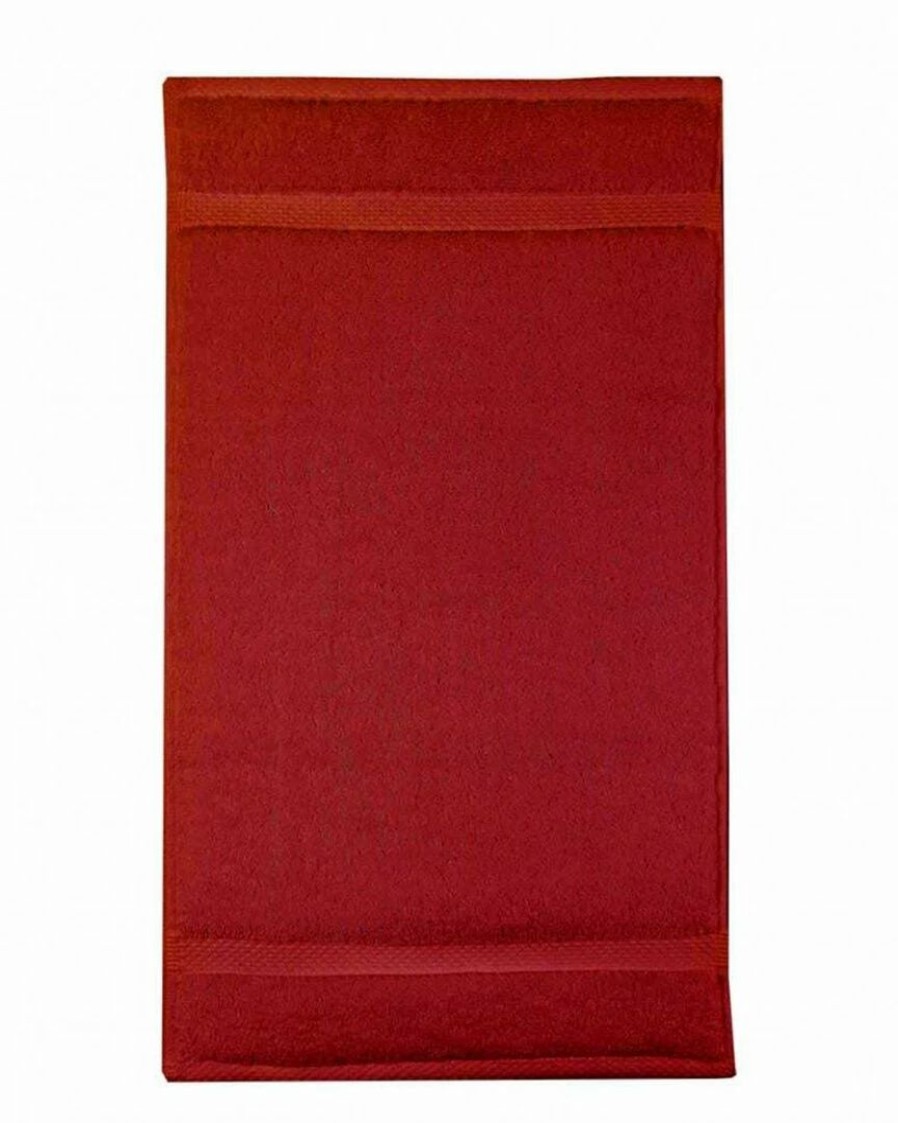 Bath Towels * | Hot Sale Garnier Thiebaut Elea Cerise 4Pc Guest Towel Set Home Bath Towels