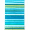 Beach Towels * | Best Pirce Garnier Thiebaut Skyline Aqua Cotton Beach Towel Home Beach Towels