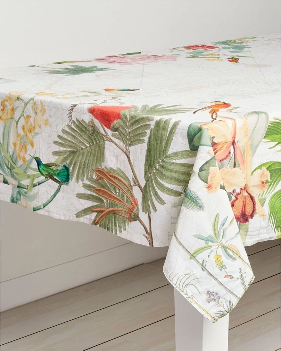 Linens * | Best Sale Garnier Thiebaut Escales Paradis Tablecloth Home Linens