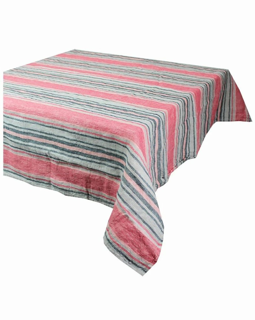 Linens * | Best Pirce Garnier Thiebaut Sombrilla Corail Tablecloth Home Linens