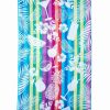 Beach Towels * | Wholesale Garnier Thiebaut Tropic Neon Cotton Beach Towel Home Beach Towels