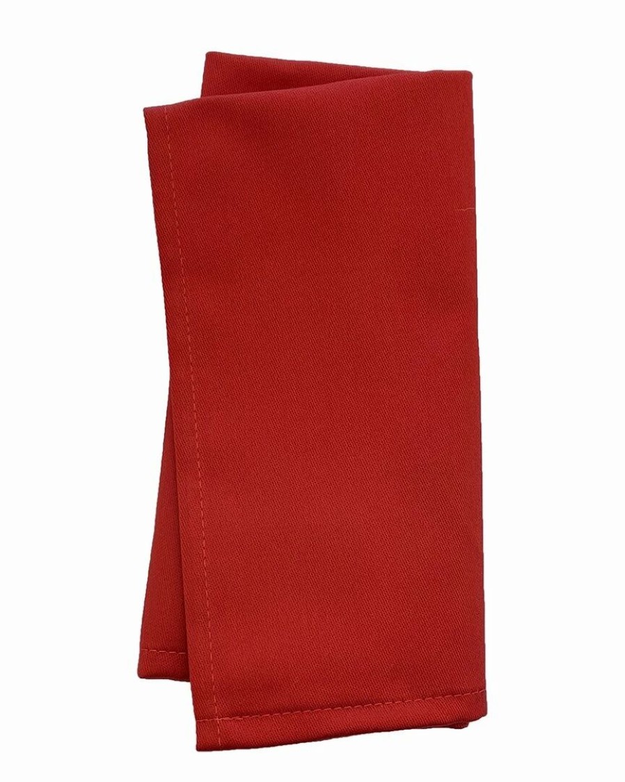 Linens * | Best Deal Garnier Thiebaut Confettis Scarlet Napkin 18In, Set Of 6 Home Linens