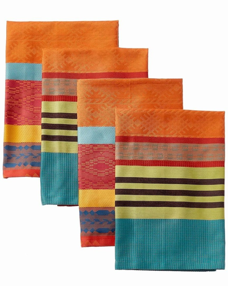 Linens * | New Garnier Thiebaut Mille Arizona Pampa Napkins (Set Of 4) Home Linens