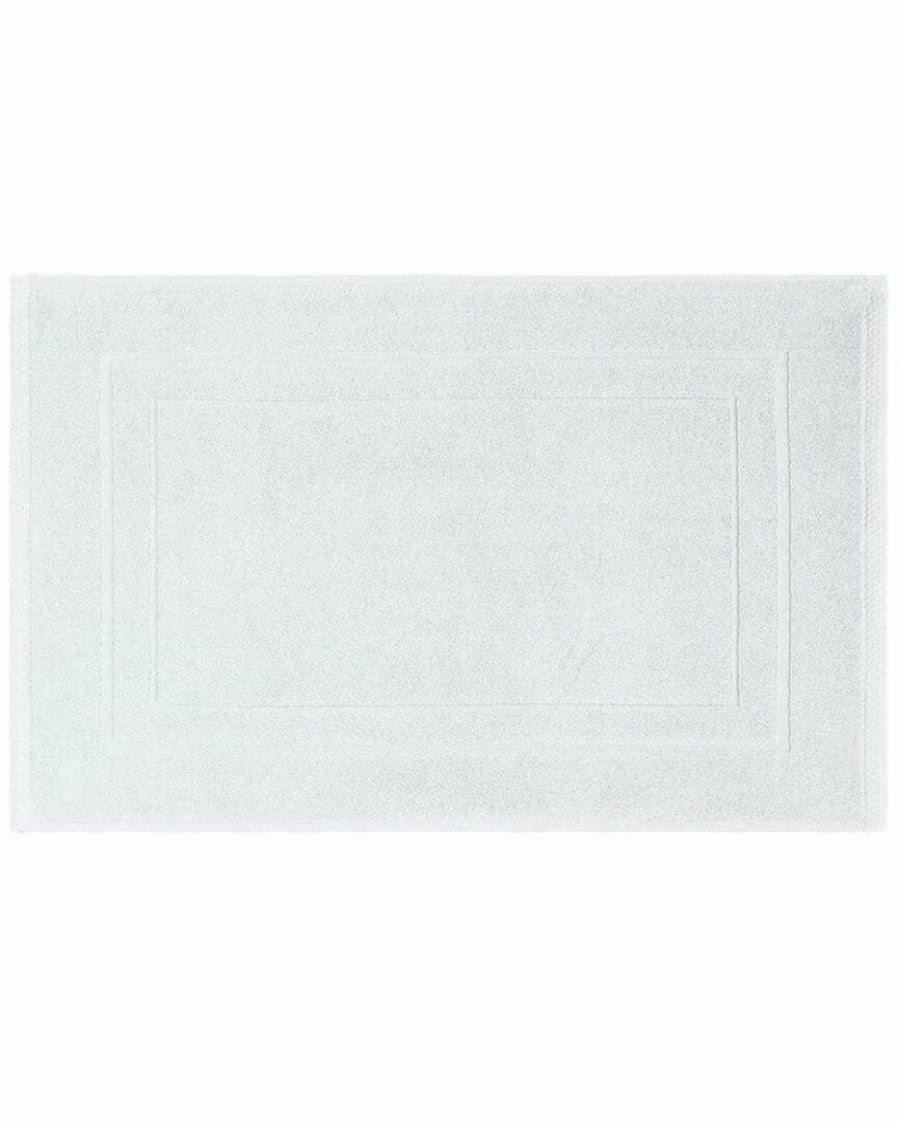 Bath Mats & Curtains * | Wholesale Garnier Thiebaut Elea White Bath Mat Home Bath Mats & Curtains