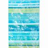 Beach Towels * | Cheapest Garnier Thiebaut Indian Ocean Aqua Cotton Beach Towel Home Beach Towels