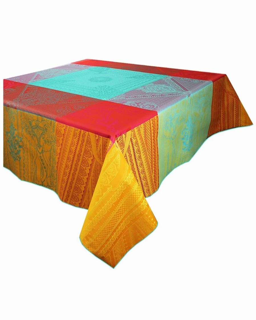 Linens * | Discount Garnier Thiebaut Jodhpur Festival Tablecloth Home Linens