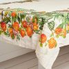 Linens * | Cheapest Garnier Thiebaut Vintage Garden Natural Tablecloth Home Linens