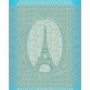 Linens * | Promo Garnier Thiebaut Eiffel Vintage Celadon Kitchen Towel 21In X 30In Home Linens