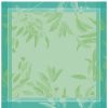 Linens * | Budget Garnier Thiebaut Livia Chlorophylle Tablecloth 61In X 61In Home Linens