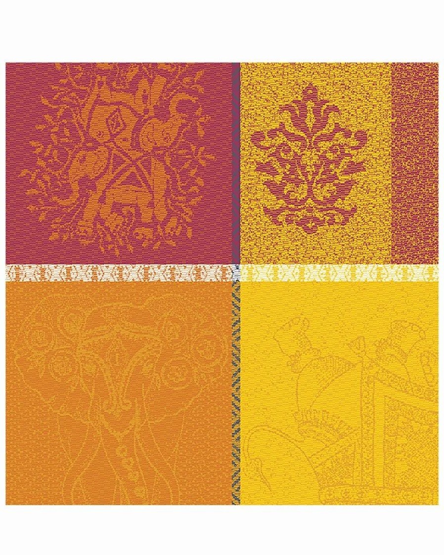 Linens * | Top 10 Garnier Thiebaut Mille Holi Epices Set Of 4 Napkins Home Linens