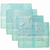 Linens * | Cheapest Garnier Thiebaut Mille Venusta Aqua Placemats (Set Of 4) Home Linens