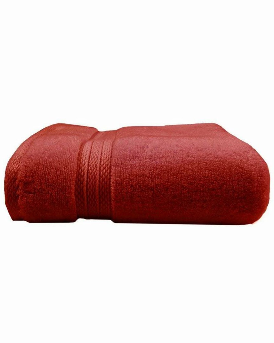 Bath Towels * | Best Sale Garnier Thiebaut Elea Cerise 4Pc Hand Towel Set Home Bath Towels