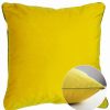 Linens * | Best Deal Garnier Thiebaut Velours Curry-Mousse Cushion Cover Home Linens