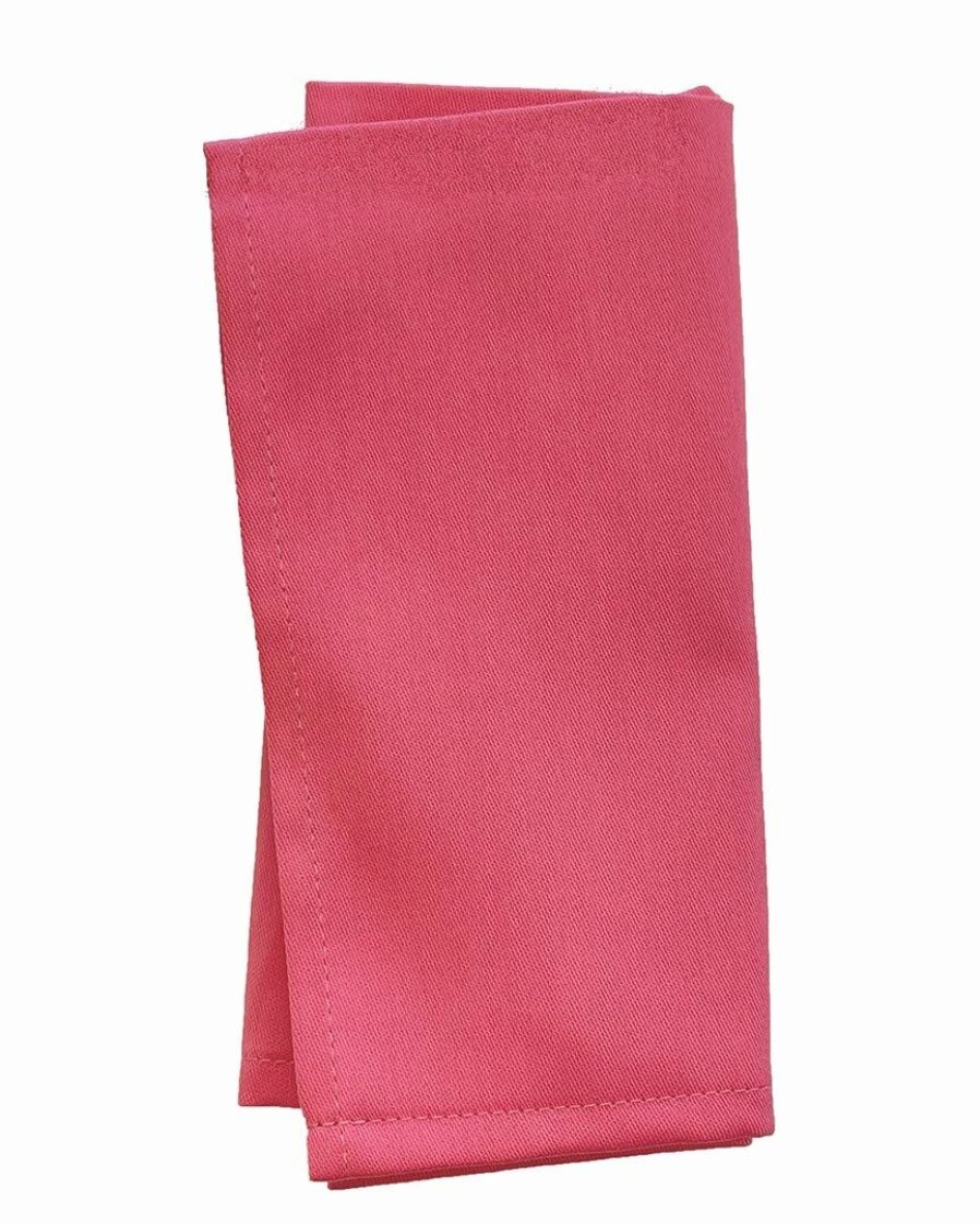 Linens * | Cheap Garnier Thiebaut Set Of 6 Confettis Pink Napkins Home Linens