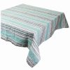 Linens * | Buy Garnier Thiebaut Emeraude 61In X 102In Tablecloth Home Linens