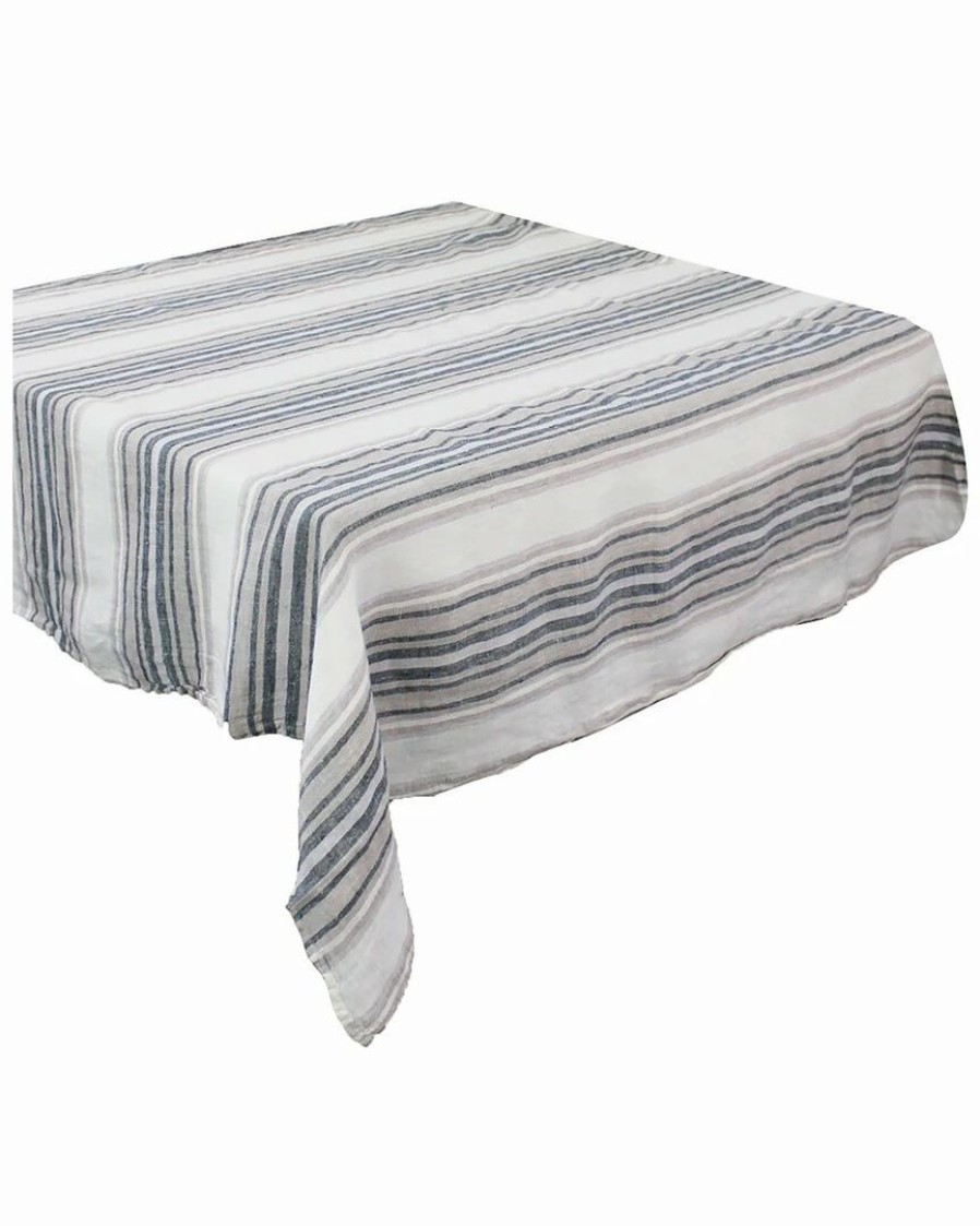 Linens * | Discount Garnier Thiebaut Sombrilla Naturel 61In X 102In Tablecloth Home Linens