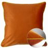 Linens * | Cheap Garnier Thiebaut Velours Cuivre-Curry Cushion Cover Home Linens