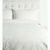 Duvet Inserts & Duvets * | Wholesale Garnier Thiebaut Isaphire Diamant Blanc Cotton Sateen Duvet Cover Home Duvet Inserts & Duvets