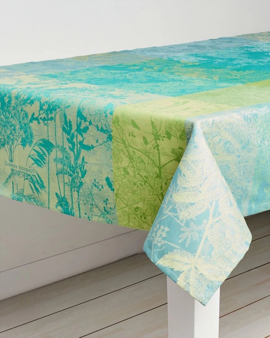 Linens * | Coupon Garnier Thiebaut Esprit Jardin Prairie Tablecloth Home Linens