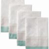 Linens * | Hot Sale Garnier Thiebaut Jardin De La Reine Celadon Napkins (Set Of 4) Home Linens